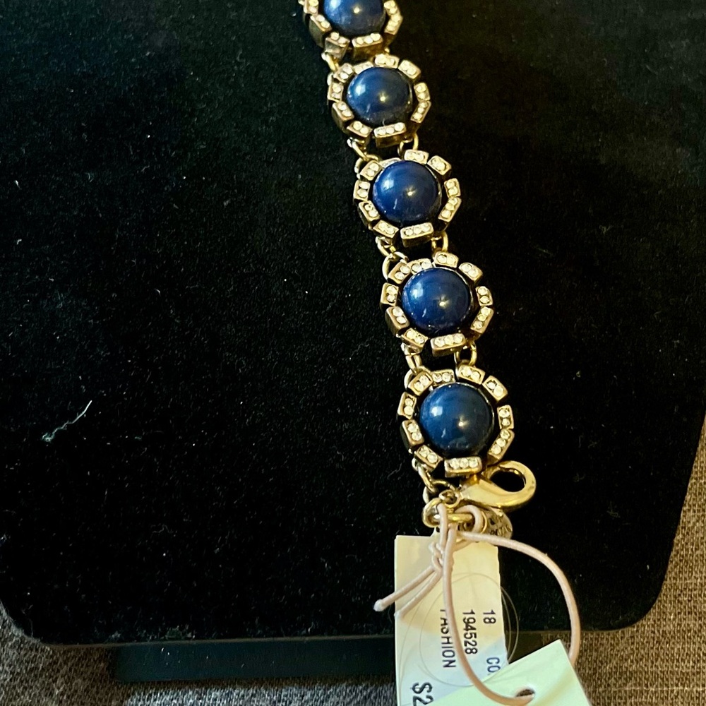 Leslie Danzis Blue and Gold Bracelet